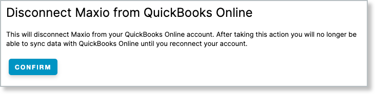 Disconnect dialog warning that syncing stops until the account is reconnected