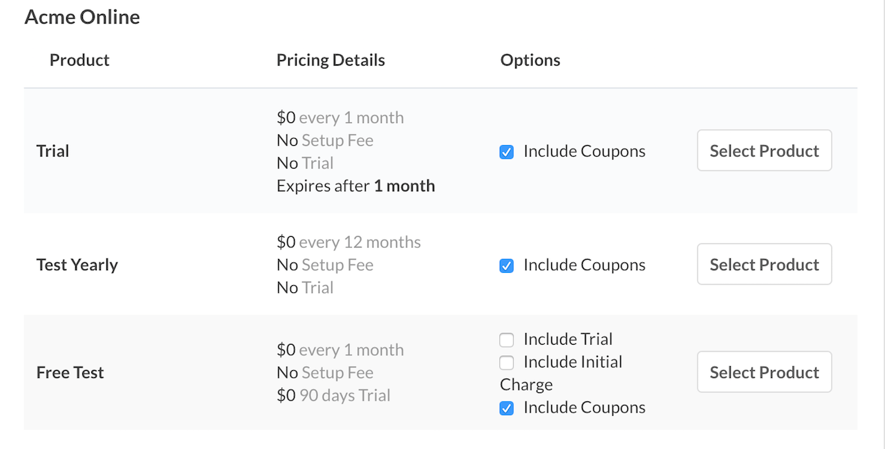 Include Coupons checkbox, which prevents coupons applying to the migration amount without removing them